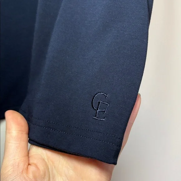 NEW Cozy Earth Bamboo Short Sleeve Top Women’s Navy Small - Picture 6 of 7